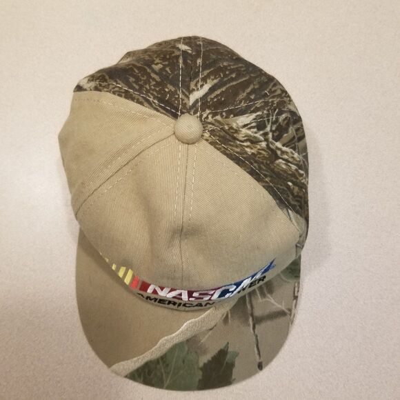 Vintage Nascar Pure American Power Snapback Hat Cap Realtree Camo Big Logo KUDZU - Picture 3 of 8